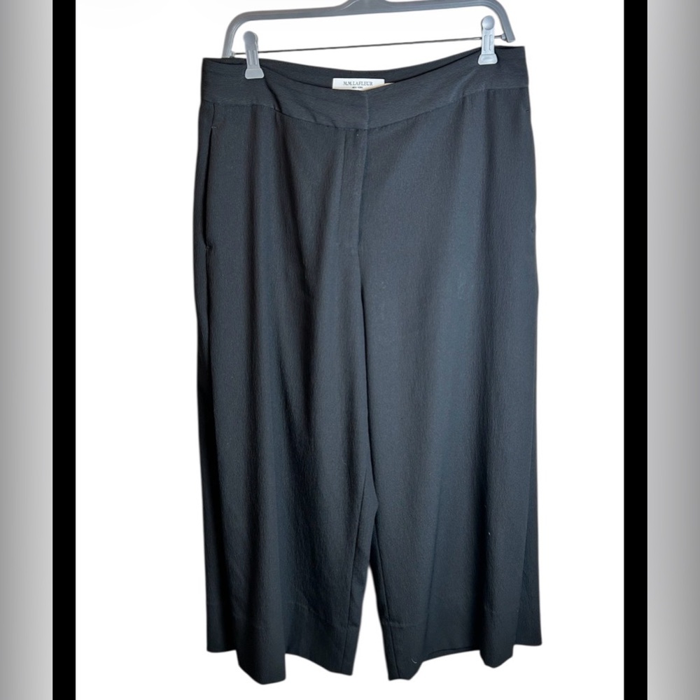 Mm Lafleur Women's Black Wide Leg Dress Pants Size 12